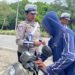 Ciptakan Kamseltibcarlantas, Srikandi Pinang Biru Ditlantas Polda Papua Gencar Laksanakan Patroli dan Imbauan